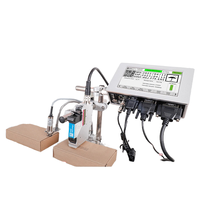 LANGO Imprimante à jet d'encre de qualité industrielle T290E Machine de codage en ligne pour différentes lignes d'impression Date Encre à code bidimensionnel
