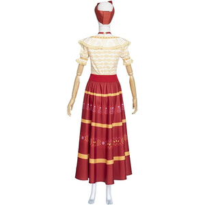 2024 <span class=keywords><strong>Encanto</strong></span> magique pleine <span class=keywords><strong>maison</strong></span> Cosplay Costume Madrigal Dolores robe pour femmes DISP-012 - Product Image 4