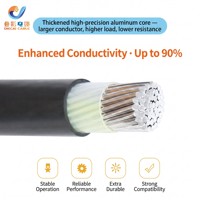 Câble de construction en aluminium BLV BLVV 450/750 volts, sans oxygène, en PVC, pour projets de câblage intérieur fixe