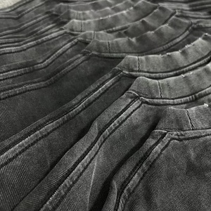 เสื้อยืดคอตตอน 100% รุ่นวินเทจ ซักนุ่มพิเศษ สกรีนโลโก้ได้ตามต้องการ สำหรับผู้ชาย คอเสื้อแบบดิสเทรส ขอบเสื้อฉีกขาด สไตล์สตรีทแวร์ ขายส่ง TKAN946 - Product Image 1