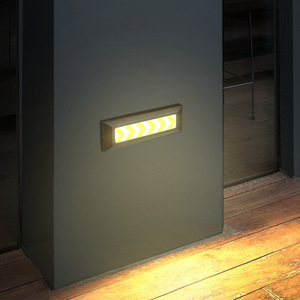 Led Sensor Wall <b>Light</b> Ip65 Aluminum Waterproof Outdoor Step Lighting With <b>Motion</b> Detection For Stairway Corner - Product Image 2