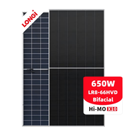 Modules photovoltaïques Longi Himo-10 : 640W, 645W, 650W, 655W, 660W, 665W Panneaux solaires bifaciaux de type N.