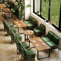 Banc de restaurant commercial en bois pour la restauration, canapé d'angle moderne pour tables et chaises de restaurant, mobilier