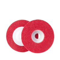 Roue en fibre de nylon abrasive résistante à l'usure, roue non tissée pour le débavurage des pièces automobiles
