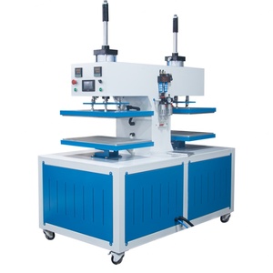 Máquina de estampado neumática semiautomática de cama plana de alta precisión 220V, la más vendida de 2023, con nueva aplicación de pegamento para transferencias térmicas - Product Image 4