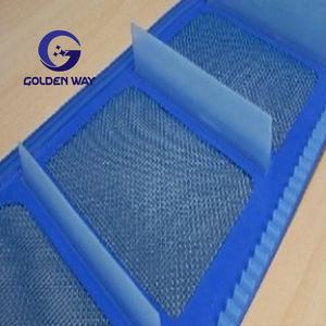 China Molen Beste Prijs Wit Blauwe Kleur Gebruikt Polyester Vierkante Gat Gaas Riem 09502 Speciaal Voor Voedsel Drogen Fabriek - Product Image 1