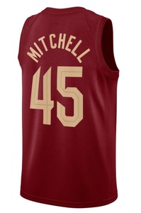 Al por Mayor, Alta Calidad # 45 Mitchell # 1 <span class=keywords><strong>Harden</strong></span> # 2 LRVING # 31 ALLEN # <span class=keywords><strong>Camiseta</strong></span> de <span class=keywords><strong>Baloncesto</strong></span> 23 <span class=keywords><strong>JAMES</strong></span>, <span class=keywords><strong>Camiseta</strong></span> Bordada - Product Image 2