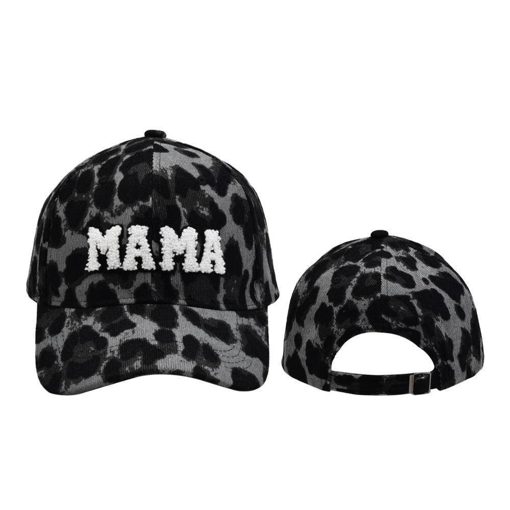 Grey leopard print-MAMA