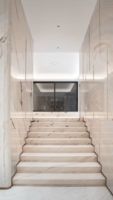 YDSTONE Design moderne en marbre blanc Pallisandro, surface polie pour escaliers et murs intérieurs