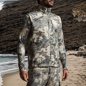 Hoogwaardig Jet <span class=keywords><strong>Vest</strong></span> EPTFE-folie Soft Shell Waterdicht Winddicht Camouflage Buitenkleding Jachtvest Visvest - Product Image 3