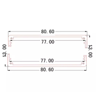 Usinage CNC Boîtier en aluminium anodisé Boîtiers d'instruments électroniques Boîtier PCB Boîte de jonction