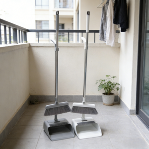 Juego de recogedor <span class=keywords><strong>y</strong></span> <span class=keywords><strong>escoba</strong></span> de plástico con mango largo para polvo <span class=keywords><strong>y</strong></span> pelo, fabricado en fábrica - Product Image 5