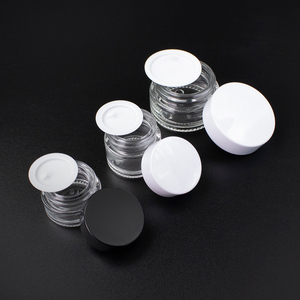 Frascos de Vidrio de Alta Calidad de 5g, 10g, 15g, 30g, 50g, Transparentes, Mate, Negros, Blancos, para Mantener los Extractos Frescos, a Prueba de Niños - Product Image 1