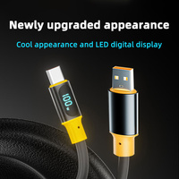 Nouveau câble de charge à affichage numérique 100W LED affichage numérique Type de câble de données USB prend en charge plusieurs modèles