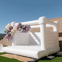 GMY Gonflables Château gonflable pour enfants Gonfiabili Château Gonflable Professionnel Maison gonflable à carreaux noirs et blancs