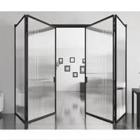 Porte de grange à double battant personnalisée avec cadre métallique interne, poignées de porte, design d'intérieur, salle à manger, cloison anti-fumée d'huile