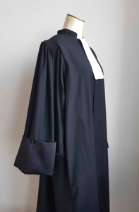 Túnica de Juez Negra, Túnica de Abogado, Vestimenta Judicial, Túnica de Magistrado - Product Image 2