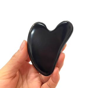 En kaliteli Bian taş Gua Sha yüz masajı araçları doğal taş guface Bian taş yüz heykel için - Product Image 3