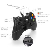 Pour le contrôleur de manette de jeu de câble Xboxs 360 pour PC et console pratique pour les jeux
