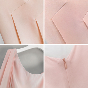 <span class=keywords><strong>Robe</strong></span> de soirée moulante de luxe 2025 pour femme, élégante, décontractée, en mousseline, pour mariage et événements formels - Product Image 2