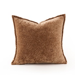 18x18 英寸柔软雪尼尔枕套，适用于沙发、客厅、沙发床，纯色染色枕套 - Product Image 5