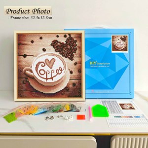 Peinture Diamant 5D DIY Complet : Cœur, Fleur, Arbre – Kits de Broderie Diamant Personnalisés 5D DIY - Product Image 2
