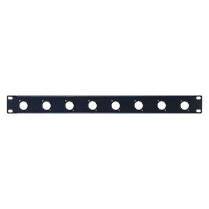 แผงโลหะระบายอากาศ 6632U แผงเปล่า 1U 8 พอร์ต สำหรับติดตั้งบนแร็คแบบ D-Series - Product Image 1