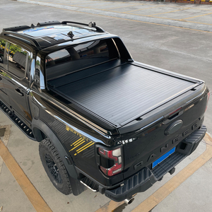 PickupTruck Retractable Roller Up Lid <strong>Tonneau</strong> <strong>Cover</strong> With Premium Hidden Lock Waterproof Durable Truck Bed <strong>Cover</strong> With <strong>Ford</strong> <strong>Ranger</strong> - Product Image 1