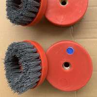 Brosse abrasive en nylon antique Frankfurt Fickert en carbure de silicium diamanté pour le meulage des surfaces en granit, marbre, acier et bois