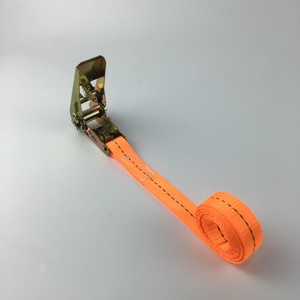 Sangles à cliquet sans fin <span class=keywords><strong>2</strong></span> pouces x <span class=keywords><strong>2</strong></span> m sans crochets, résistance à la rupture de 1200 kg, zinguées, certifiées CE pour moto, camion, remorque - Product Image 4