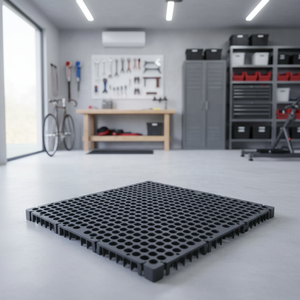 Géotextile composite à cellules de drainage en nid d'abeille de 3 cm, 50 g/m², pour jardin sur toit, terrasse et pavage résidentiel - Product Image 2