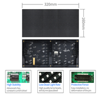 Écran d'affichage à LED d'intérieur LD 500*500mm Tv Wall P3.91 Panneaux d'affichage à LED publicitaires Panneau d'affichage