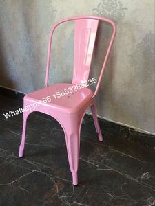 كرسي توليكس أسود/أبيض/أزرق/خمر ، كرسي مطعم صناعي معدني توليكس لتناول الطعام ، مقعد بار مقهى بستول - Product Image 5