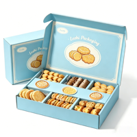 Boîte à emporter personnalisée pour sushis, fruits, chocolat, biscuits, plateau, déjeuner, chips, boîte à dessert en papier kraft avec diviseurs de plateau de service
