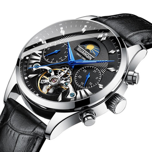 <span class=keywords><strong>Orologio</strong></span> da Polso Meccanico <span class=keywords><strong>Automatico</strong></span> da Uomo Guanqin GH17003 con <span class=keywords><strong>Cinturino</strong></span> in Vera <span class=keywords><strong>Pelle</strong></span> / Acciaio Inossidabile - <span class=keywords><strong>Orologio</strong></span> da Uomo - Product Image 2