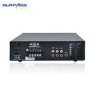SP-MA80 Mini 60W Mikser Amplifikatörü, USB FM,70V 100V 4 16Ohms PA Amplifikatörü,1Mikrofon 1AUX MP3 Çalar, Uzaktan Kumandalı