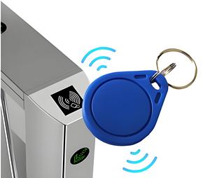 कस्टमाइज्ड 125Khz RFid सुरक्षा कीचेन वाटरप्रूफ मिनी कुंजी टैग कुंजी फॉब