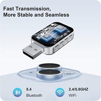 Adaptateur sans fil Android Auto Carplay compatible avec Mercedes Audi Volvo VW Toyota et autres véhicules Carplay