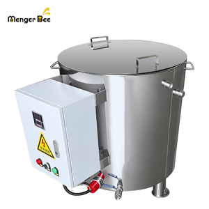 Nouveau Cuve de traitement du miel en acier inoxydable de qualité alimentaire 150L, à double chauffage, pour l'apiculture, Menger Bee, Garantie 1 an - Product Image 1