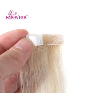Extensiones de Cabello Humano Remy Real con Cinta Adhesiva Ultrafina de PU KSWIGS, Cinta Adhesiva Fuerte Reutilizable de Larga Duración - Product Image 6