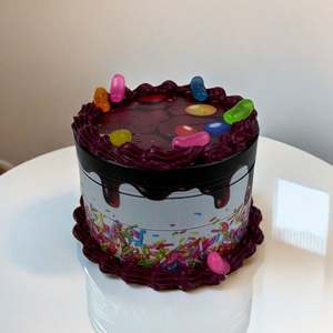 Molino de Hierbas con Forma de Pastel de Cumpleaños, 63 mm, 4 Capas, Molinillo de Hierbas de Zinc, Molinillo de Tabaco Creativo para el Hogar - Product Image 3