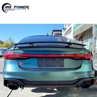 A7 mise à niveau vers RS7 bodykit pour 2019-2021y pare-chocs avant pare-chocs arrière diffuseur arrière embouts d'échappement pièces de carrosserie de voiture