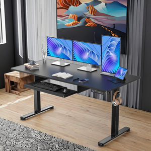 <span class=keywords><strong>Bureau</strong></span> ergonomique moderne pour <span class=keywords><strong>bureau</strong></span> à domicile <span class=keywords><strong>Bureau</strong></span> électrique debout avec <span class=keywords><strong>hauteur</strong></span> réglable et <span class=keywords><strong>plateau</strong></span> de clavier pliable en option - Product Image 6