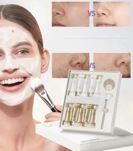 Masque Crème Multi-Peptides Beauty <span class=keywords><strong>Glow</strong></span> 6, Nettoyant Double Action pour les Pores, Nettoyage en Profondeur, Hydratant, Infusion d'Oxygène, Ensemble pour Tous Types de Peaux - Product Image 6