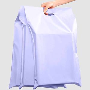 Sacs d'expédition écologiques avec poignée, sacs d'emballage en poly recyclé, sacs d'expédition express avec poignée pour vêtements - Product Image 6