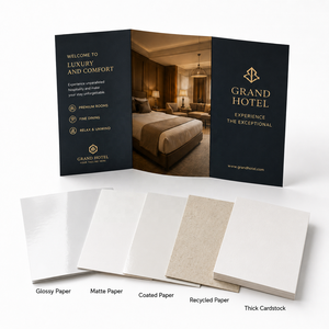 Custom Tri Fold Brochures Printing | Personalized Marketing Leaflets, Business Pamphlets And Promotional Flyers