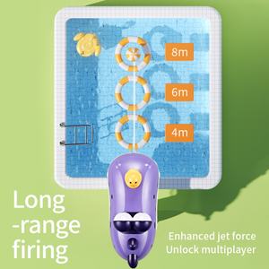 BL2409 Children 6-8m Range Abs Summer Outdoors Cute alligator Handgun <b>Baby</b> Bath <b>Toy</b> Mini Water Gun for Kids With Lights - Product Image 5