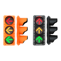 Module de signalisation routière transparent de 300 mm, 3 couleurs, LED, pièces de feux de circulation en plastique