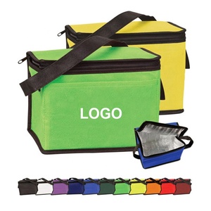 Bolsa térmica reutilizable con logotipo personalizado, fiambrera pequeña para entrega de comida, 6 latas, aislante, Picnic, para niños - Product Image 2