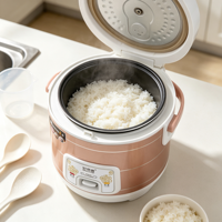 Cuisinière à riz électrique avec cuve antiadhésive, tasse doseuse et spatule pour usage domestique